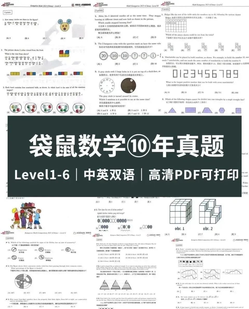 袋鼠數(shù)學競賽