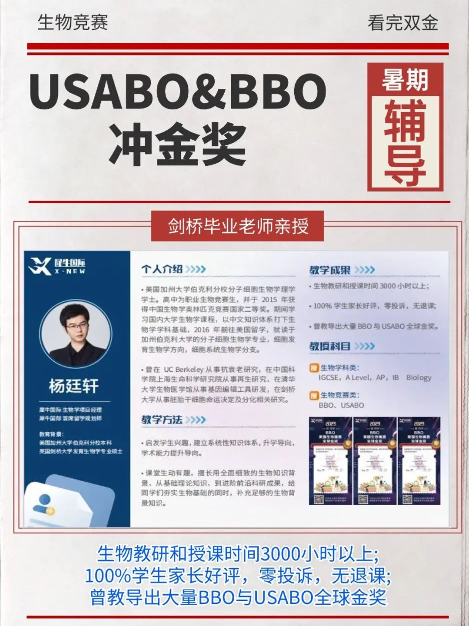 USABO生物競賽