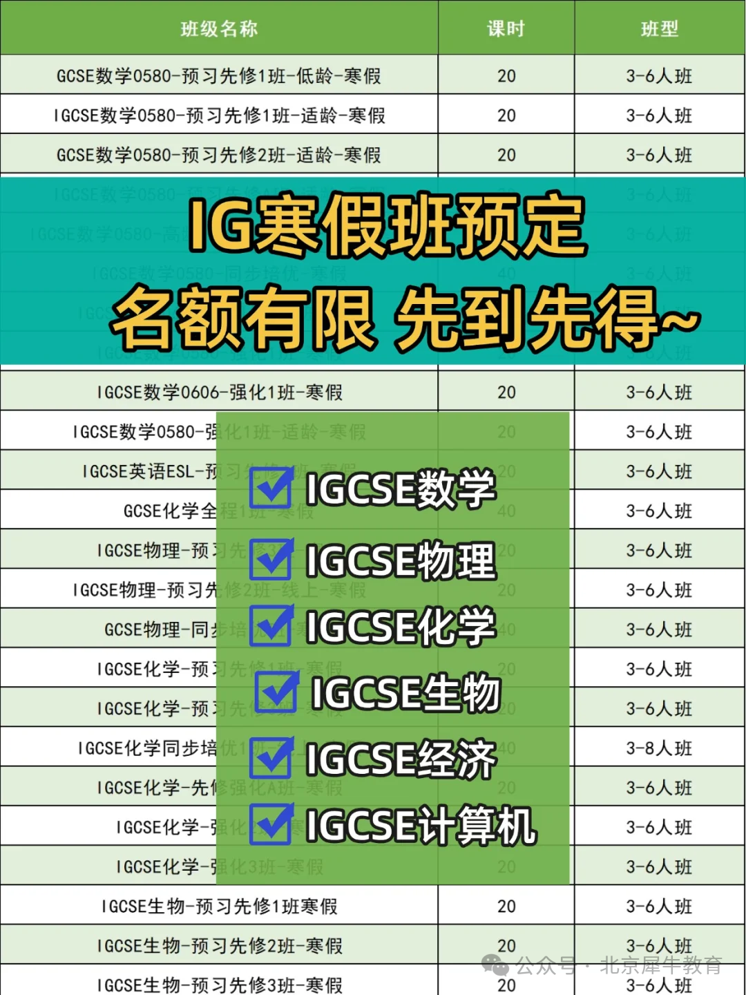 IGCSE課程